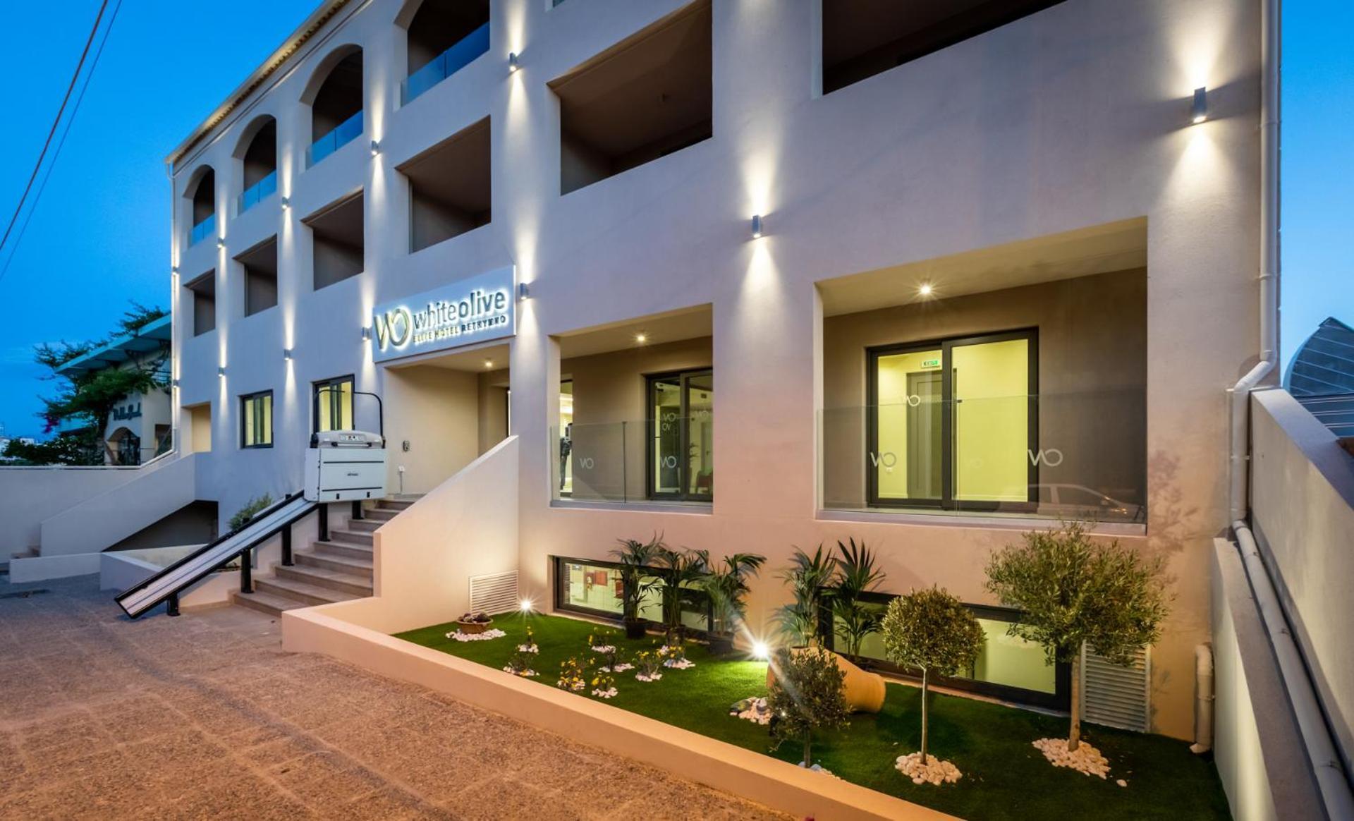 Hotel White Olive Elite Rethymno Sfáka Exterior foto