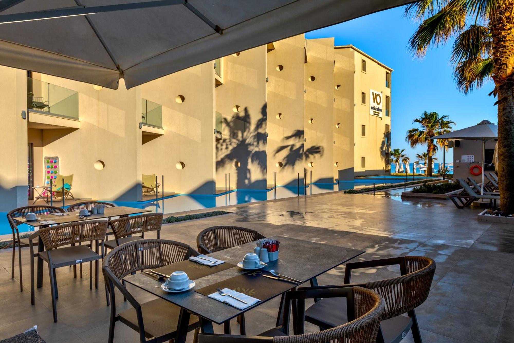 Hotel White Olive Elite Rethymno Sfáka Exterior foto